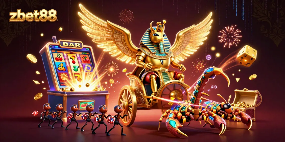 Experience the excitement of zbet88 with vibrant casino elements and captivating characters